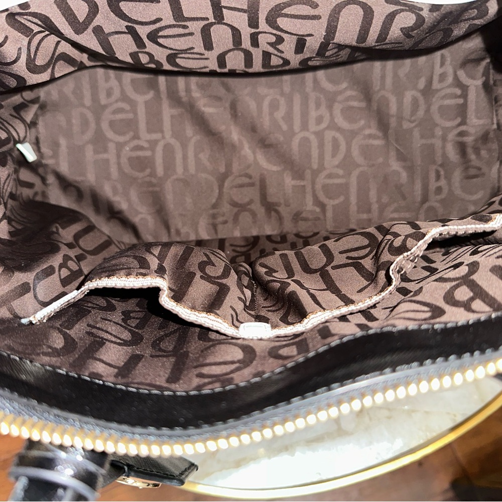 Henri Bendel West 57th Stripe Satchel | Pristine | Iconic NYC 🧡 - NWT - Picture 7 of 10